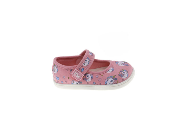 merceditas lona rosa unicornios