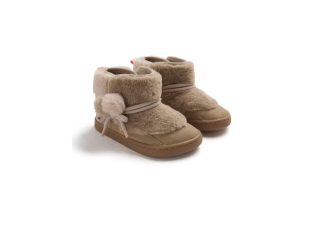 botín marrón pelo gioseppo barefoot baby