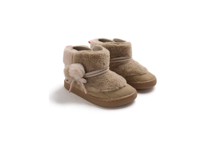 Botín Marrón y Nude Pelo botín marrón pelo gioseppo barefoot baby