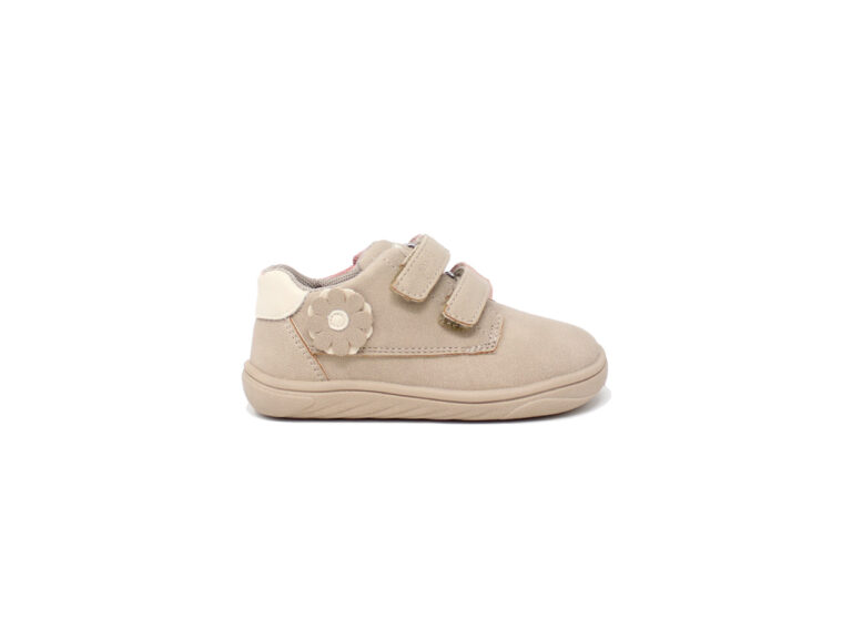 chicco barefoot zapato doble velcro beige