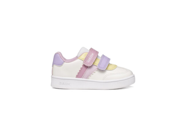 geox sport blanca rosa y lila baby niña