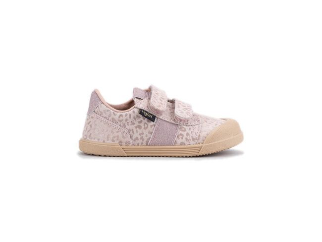zapato sport animal print nude igor