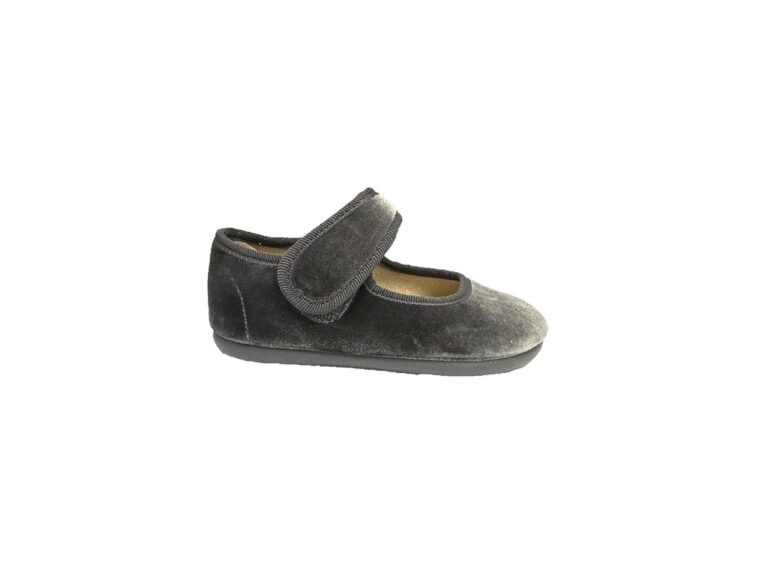 merceditas velcro gris Barefoot batilas