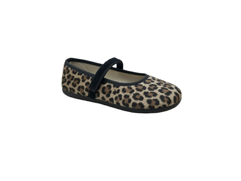 merceditas velcro leopardo barefoot batilas