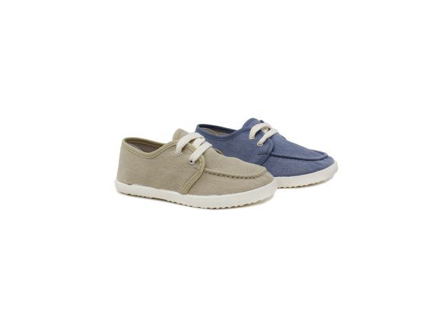 zapato lona batilas dos colores