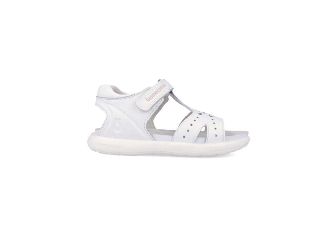 sandalias abiertas blancas biomecanics