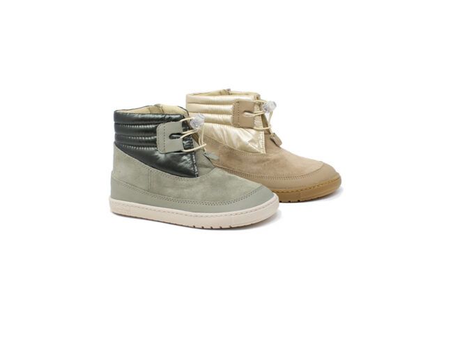botín junior dos colores