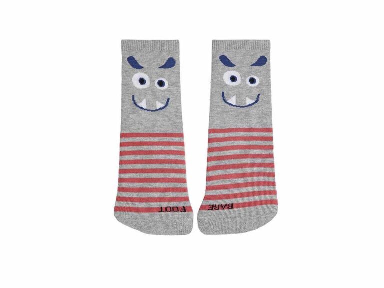 calcetines barefoot condor grises con Monstruo calcetines barefoot grisses con monstruo condor