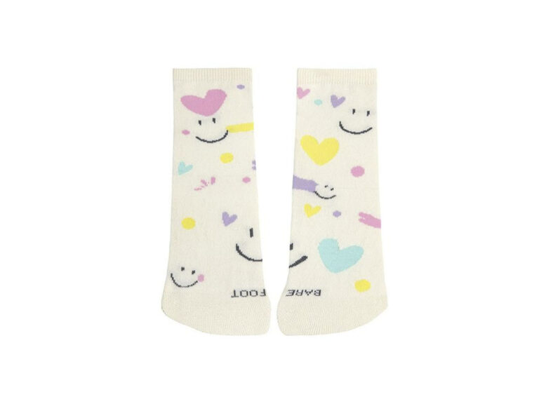 calcetines barefoot crema con corazones colores calcetines barefoot crema condos con corazones