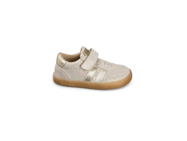 chetto deportiva casual beige y dorado baby