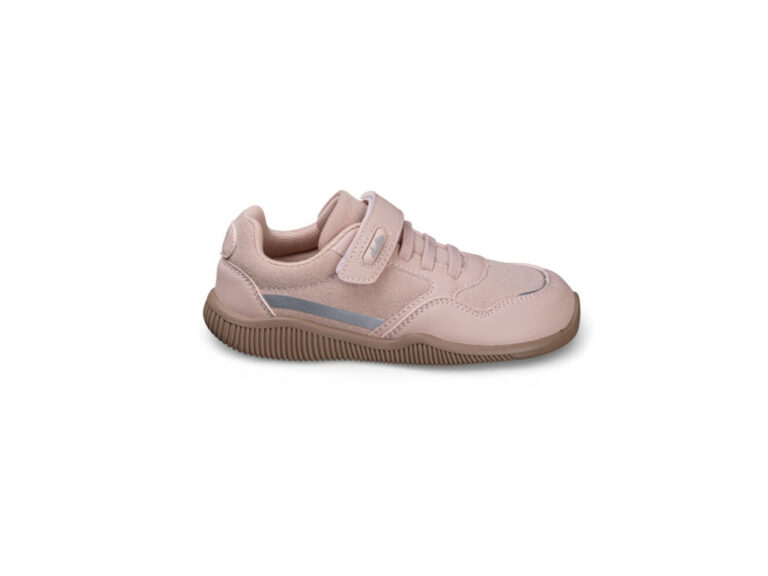 zapatilla rosa y plata casual junior chetto