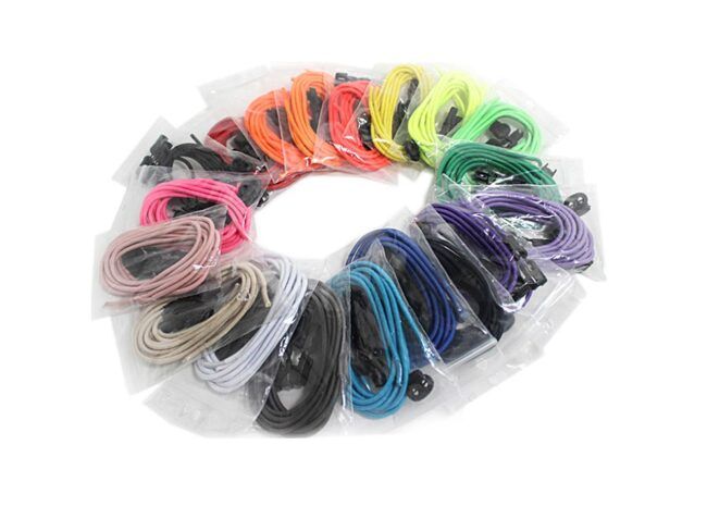 cordones elásticos muchos colores
