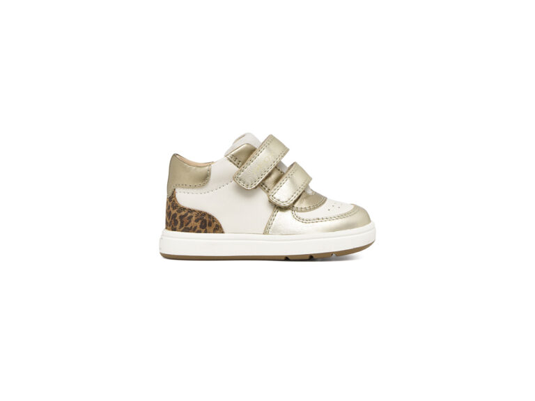Geox Botin blanco animal print baby