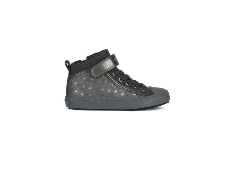 geox botín gris y negro junior niña
