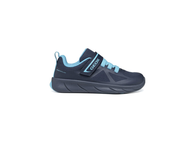 geox deportiva marino y azul claro JUNIOR deportiva geox marino y azul claro junior barefoot