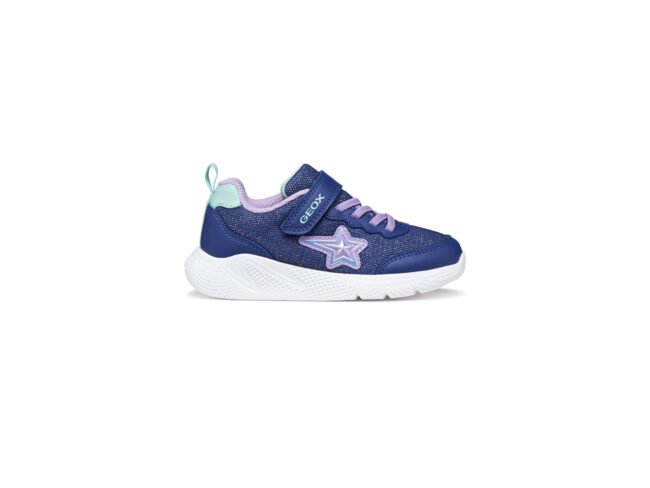 geox deportiva marino y lila estrella