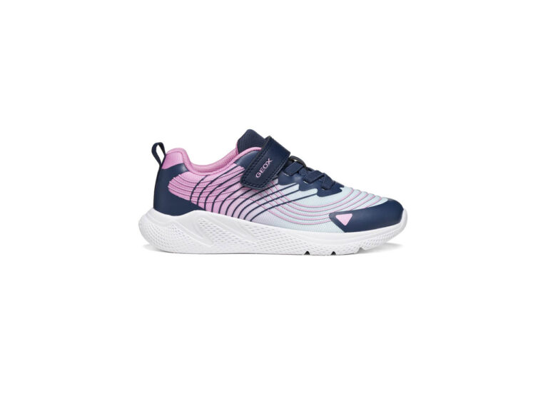 geox deportiva marino y rosa niña junior