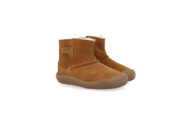 botin marron baby barefoot gioseppo