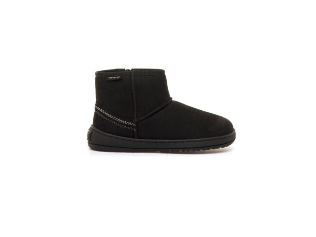 mustang botin negro junior