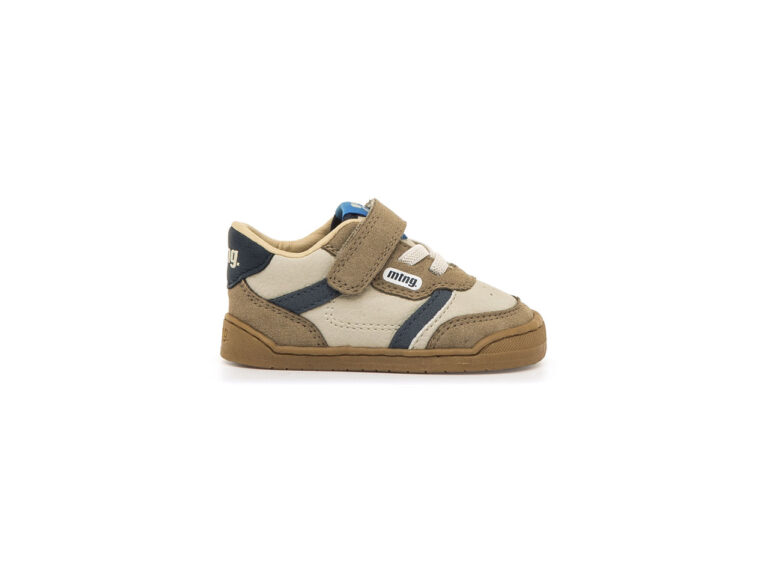 mustang deportiva casual crema y marron baby mustang deportivas crema baby casual