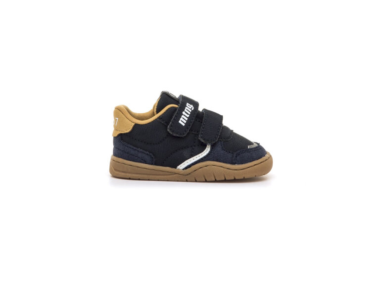 mustang deportiva casual marino y naranja baby mustang deportiva casual marino barefoot baby