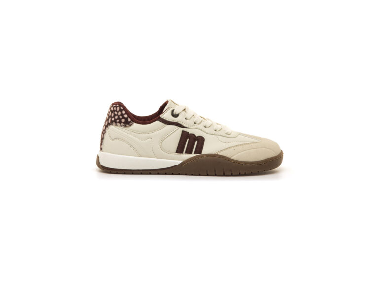 mustang deportivas casual crema y marron mustang deportivas casual crema y marrón