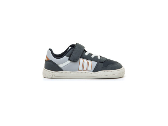 deportivas junior azul y gris mustang