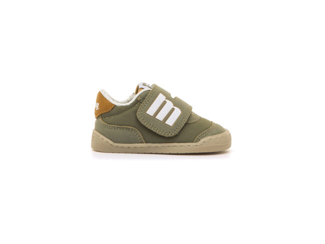 mustang sport velcro baby verde caqui
